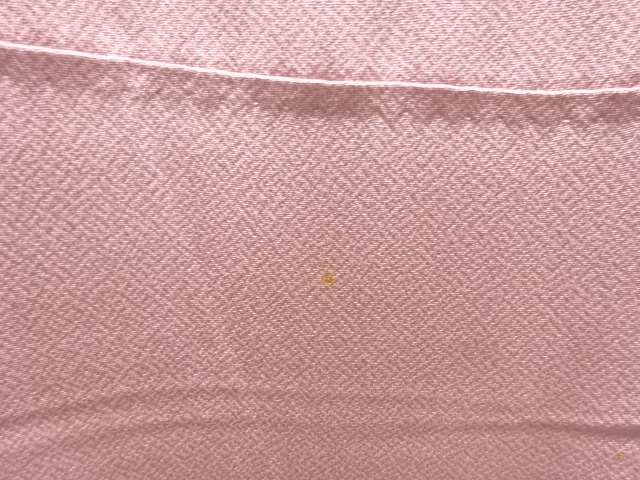  雪輪に花模様刺繍訪問着